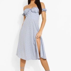 Tall Ditsy Floral Corset Bardot